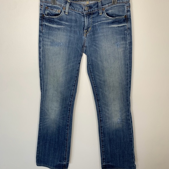 Citizens of Humanity Kelly 001 Stretch Low Waist Bootcut Jeans Size 28 - Picture 2 of 7